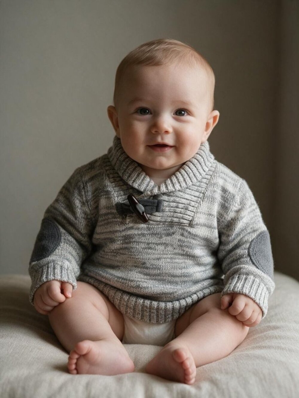 Old Navy Marled Shawl-Collar Knit Grandpa Sweater Size 3-6 Months